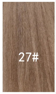 16-Inch Kinky Straight Hairpiece | natural Ponytail Extension with Drawstring &amp; Two Plastic Combs | Easy Wrap-Around Tail Style - Smooth Wigs