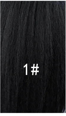 16-Inch Kinky Straight Hairpiece | natural Ponytail Extension with Drawstring &amp; Two Plastic Combs | Easy Wrap-Around Tail Style - Smooth Wigs