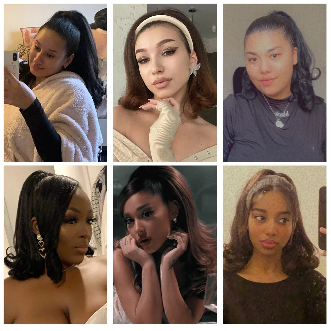 16-Inch Kinky Straight Hairpiece | natural Ponytail Extension with Drawstring &amp; Two Plastic Combs | Easy Wrap-Around Tail Style - Smooth Wigs