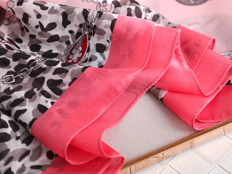 180x90cm Luxury Silk Scarf | Women's Summer Shawl &amp; Beach Wrap | Designer Bandana for Ladies - Smooth Wigs