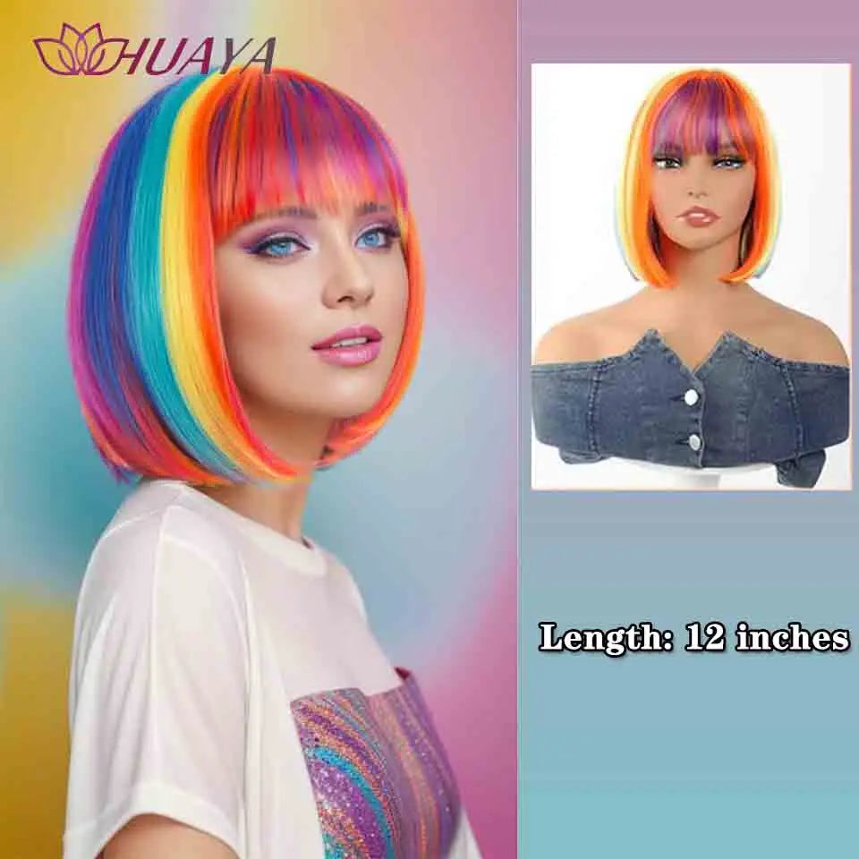 Long Curly White Gold Wig | Full Head Eight-Character Bangs | Nautral Wig with Big Waves by SmoothWigs - Smooth Wigs
