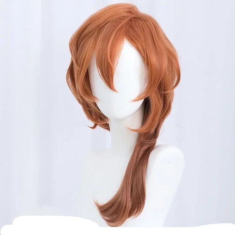 Chuya Nakahara Cosplay Wig | Bungo Stray Dogs Anime Wig | Heat-Resistant Synthetic Hair for Cosplay &amp; Costumes - Smooth Wigs