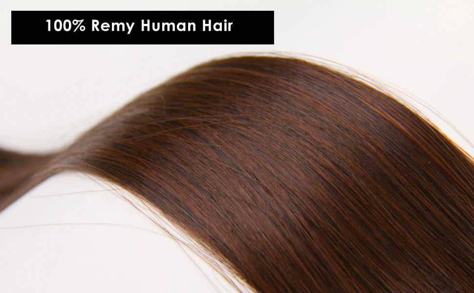 9x9 Inch Human Hair Topper | Large Base Hairpiece with Brown Highlights | 16-Inch Natural Hair Solution by SmoothWigs - Smooth Wigs