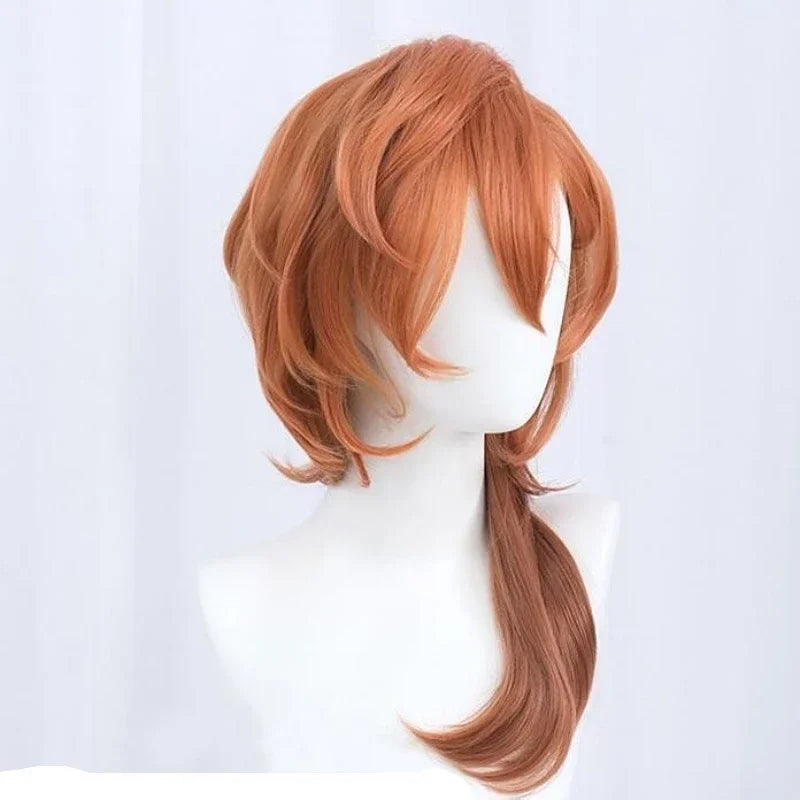 Chuya Nakahara Cosplay Wig | Bungo Stray Dogs Anime Wig | Heat-Resistant Synthetic Hair for Cosplay &amp; Costumes - Smooth Wigs