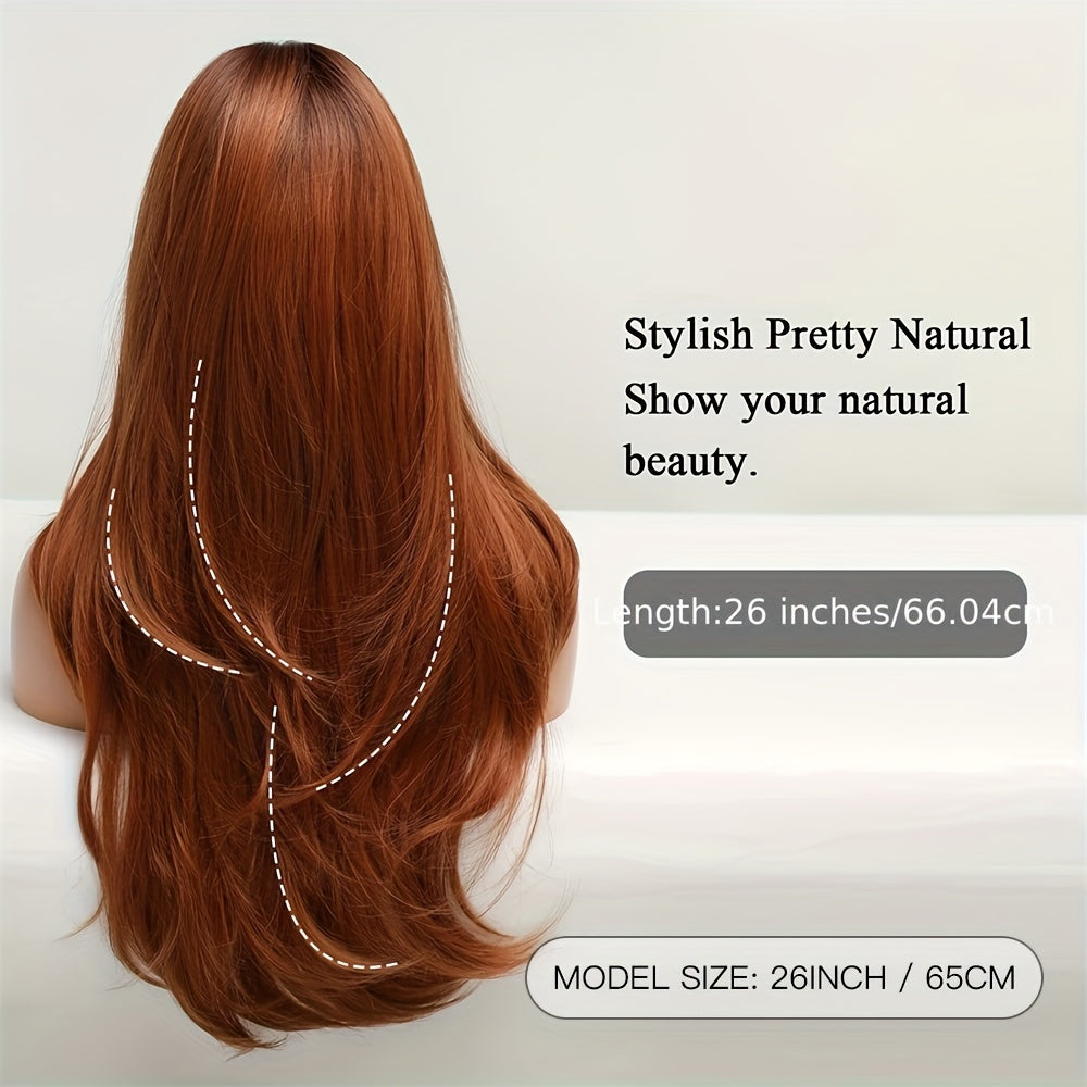 Sleek and Stylish Synthetic Wig with Bangs - Perfect for Beginners and Everyday Wear
